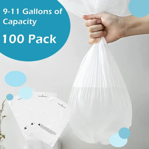Miniatura 5 de 100 bolsas para cajones de basura compatibles con todos los modelos de robot, cajas de arena de 9 a 11 galones