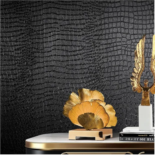 Miniatura 13 de Papel Tapiz 3D Despegar y Pegar Papel de Contacto Negro 15.7'' X 118'' Papel de Pared Amigable para Inquilinos Papel Tapiz PARA Gabinetes y Cajones