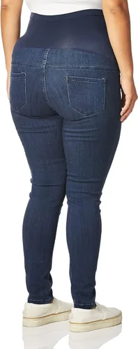 Miniatura 2 de Motherhood Maternity Jegging de mezclilla para mujer color azul índigo Azul
