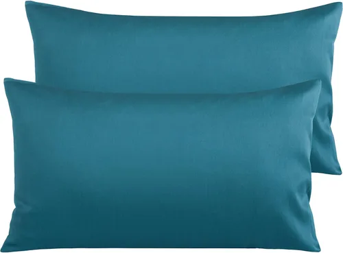 Miniatura 25 de NTBAY Fundas de Almohada de Algodón Egipcio Queen - Juego de 2, Fundas de Almohada de Algodón de 500 Hilos - Fundas de Almohada Suaves y Rosa