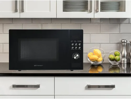 Miniatura 12 de Emerson MW1101B-A Horno microondas de encimera con control de botón, pantalla LED de 1000 W, 10 niveles de potencia, 6 menús automáticos, plato