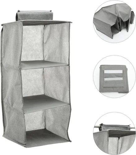 Miniatura 8 de Organizadores De Closet - Cubos de almacenamiento plegables de tela, contenedores plegables de almacenamiento de ropa, caja de almacenamiento