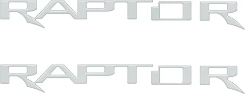 Miniatura 8 de Insertos de emblema para capó - Compatible con Ford F-150/Bronco Raptor 2021-2026 * Color OE: plata icónica