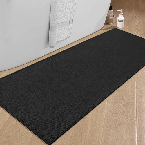 Miniatura 17 de chakme Alfombras de Baño 24x17, Alfombra de Baño Ultra Delgada Antideslizante Pequeña de Secado Rápido Absorbente para Piso de Baño
