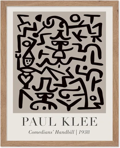 Miniatura 62 de Poster Master Póster vintage de Paul Klee – Impresión retro de cómicos – Arte de dibujo – Arte abstracto – Regalo para hombres y mujeres – Estilo-09