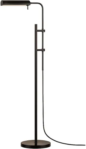 Miniatura 8 de O'Bright Cedric Lámpara de Pie Ajustable de Farmacia - Diseño Industrial para Lectura, Manualidades, Trabajo - LED de 10W, Altura 45-61 pulgadas