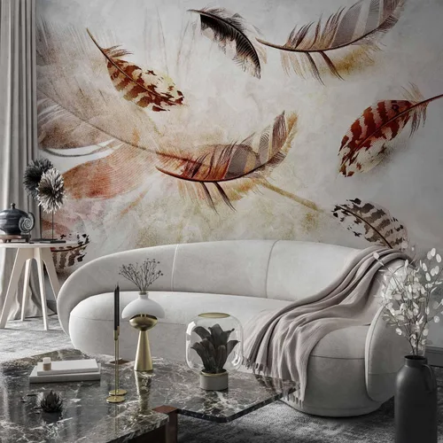Miniatura 11 de artgeist Mural de pared de plumas de 98 x 69 pulgadas, tamaño XXL, no tejido, de forro polar, para decoración de pared, impresión fotográfica, #10