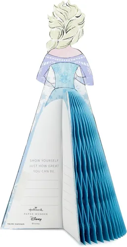 Miniatura 3 de Hallmark Paper Wonder Frozen - Tarjeta de cumpleaños emergente de Princesa Disney (Elsa Panal de Miel) para cumpleaños, aliento, todas las ocasiones