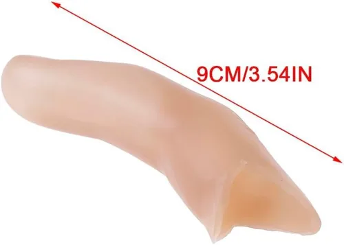 Miniatura 4 de MOMOMAGE 3 piezas de dedo falso sexto accesorios mágicos tamaño mediano pulgar de goma trucos de magia de cerca desaparecen aparecer accesorios