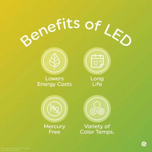 Miniatura 7 de GE Bombillas LED A19 de uso general equivalente a 60 W (12 unidades)