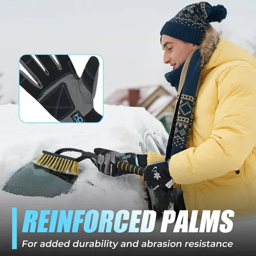 Miniatura 4 de HANDLANDY Winter Work Gloves, 3M Thinsulate Waterproof Insulated Glove for Men Women