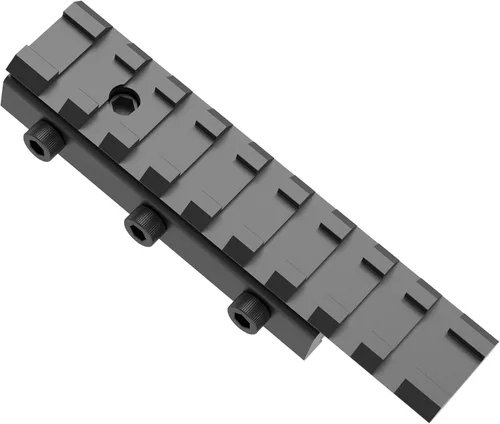 Miniatura 3 de Adaptador de cola de milano a riel Picatinny de 1.25 pulgadas de altura, 14 ranuras de 0.433 in a 0.827 in, adaptador para riel Picatinny de 3/8 a