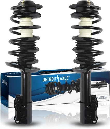 Miniatura 19 de Detroit Axle - Puntales 4WD para Ford Expedition Lincoln Navigator 1997-2002, 4 puntales completos con muelle helicoidal delantero trasero 1998 1999