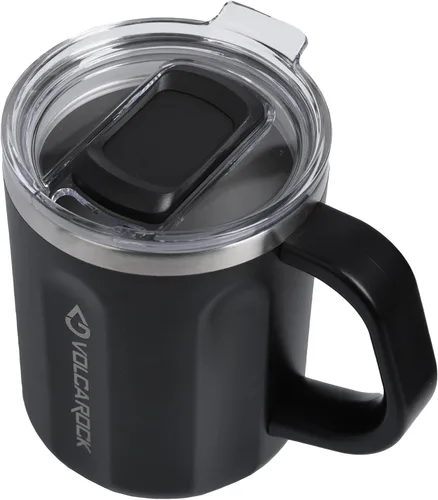 Miniatura 11 de Taza de café de 16 onzas con asa y tapa, taza de café sin BPA, mantiene el frío 6 horas y mantiene el calor 5 horas, gran taza de té para uso