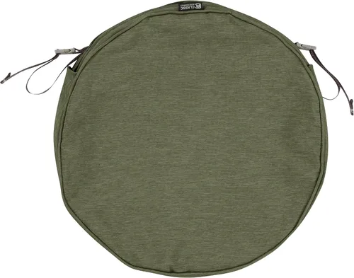 Miniatura 13 de Classic Accessories Montlake - Funda de cojín de asiento redonda resistente al agua para silla de exterior con forro deslizante, 18 x 2 pulgadas