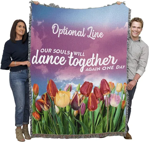 Miniatura 17 de Pure Country Weavers Manta con texto en inglés «Wherever A Beautiful Soul Has Been, There is A Trail of Beautiful Memories», tapiz de regalo