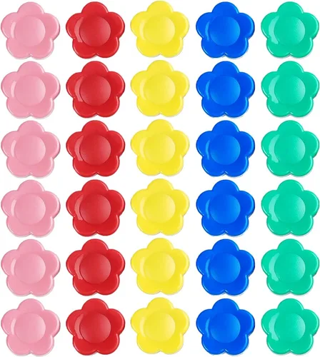 Miniatura 28 de Qualsen Imanes para nevera, 20 imanes para refrigerador, pequeño imán para pizarra blanca, mini imán lindo para refrigerador, casillero, pizarra 10
