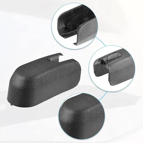 Miniatura 4 de ACROPIX Tapa de tuerca de brazo de limpiaparabrisas trasero para Mazda 3 - Paquete de 1 color negro