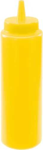 Miniatura 8 de Winco Juego de botellas exprimibles de 6 piezas, 8 onzas, color rojo, mediano
