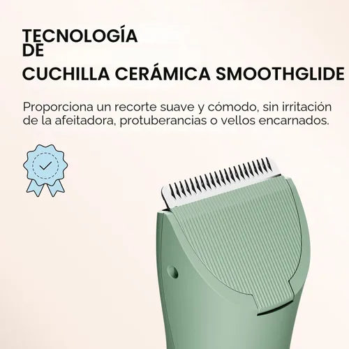 Miniatura 6 de MERIDIAN The Trimmer Original - Recortadora de vello corporal para hombres, afeitadora eléctrica para cabello púbico, pecho, piernas y bikini, 1