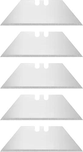 Miniatura 15 de Zoid Paquete de 5 cuchillas negras de 0.71 pulgadas, cuchillas afiladas de acero al carbono para corte en casa y proyectos, cuchillas para cortador