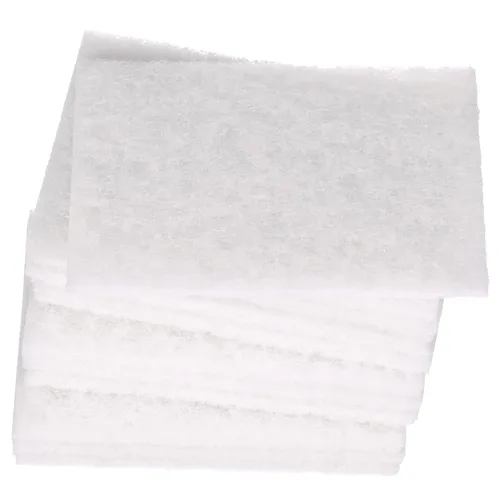 Scotch-Brite 7445 Paño de mano para limpieza ligera, 6 pulgadas x 9 pulgadas, suave almohadilla abrasiva para lijado manual, para metal, vinilo,