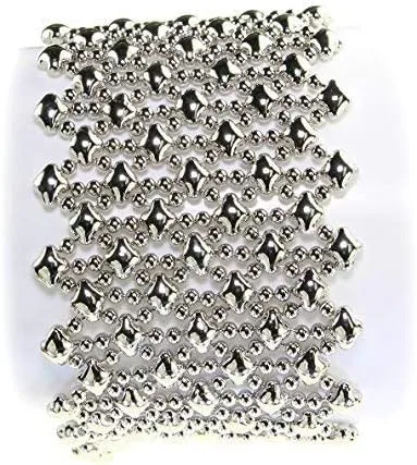 Miniatura 2 de Metal líquido por Sergio Gutiérrez SG 3 tamaños Pulsera-SG bolsa incluida.Cromado B79-N