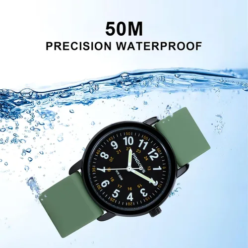 Miniatura 4 de PINDOWS Nurse Watch for Nurses, Doctors, Medical Professionals, Students, Easy to Read Waterproof Women's Men Medical Watch Luminous Dial 1224 Hour
