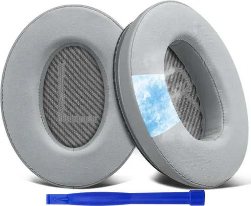 Miniatura 10 de SoloWIT Almohadillas de repuesto de gel refrigerante para auriculares Bose QuietComfort 35 (QC35) y Quiet Comfort 35 II (QC35 II), almohadillas