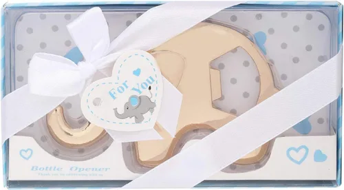 Miniatura 4 de Juego de 24 abrebotellas de elefante, recuerdo de fiesta de baby shower, para invitados, abrebotellas en forma de elefante, regalos de baby shower