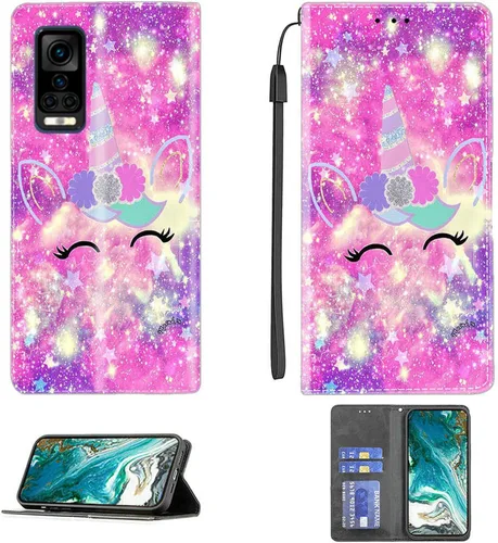Miniatura 284 de Funda para Moto One Zoom compatible con Motorola One Zoom Phone Case Flip Stand Cover Magnetic Close YHD