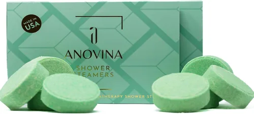 Miniatura 9 de Anovina Vaporizadores de ducha de eucalipto 12XL: fabricados en Estados Unidos con mentol para aromaterapia. Disfruta de una experiencia de ducha