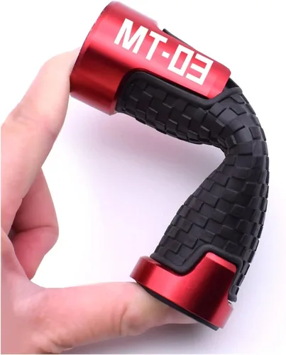 Miniatura 3 de Empuñaduras de manillar de motocicleta de 22/0.945 in empuñaduras de manillar de motocicleta CNC de goma para Yamaha MT03 MT 03 MT-03 Accesorios