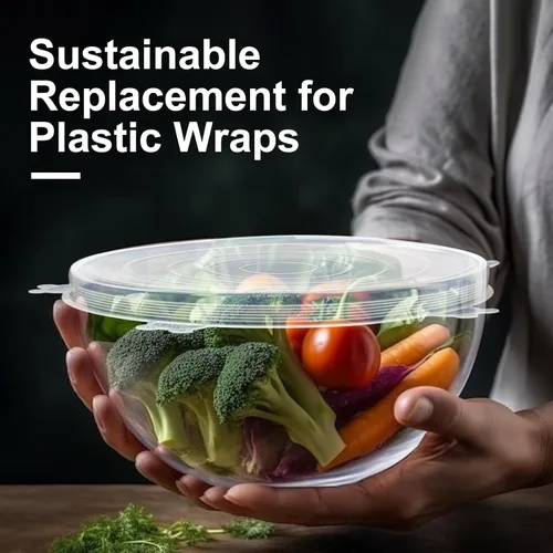 Miniatura 6 de 14 tapas elásticas de silicona reutilizables de alta calidad para almacenamiento de alimentos, fundas elásticas flexibles y resistentes al calor
