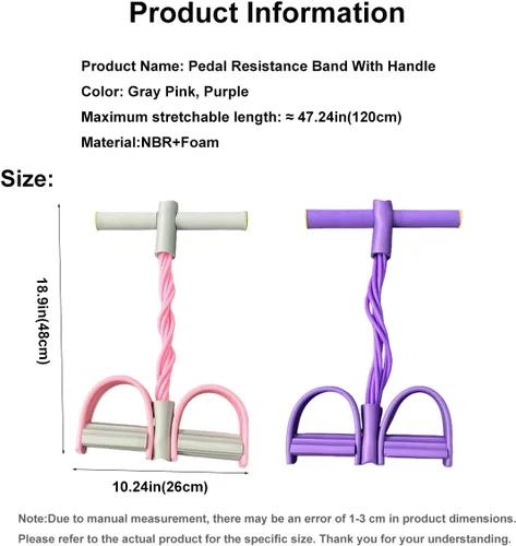 Miniatura 7 de 21 bandas de resistencia de fitness, diseño de pedal de 6 tubos para entrenamiento de fuerza de cuerpo completo, ideal para entrenamientos en casa
