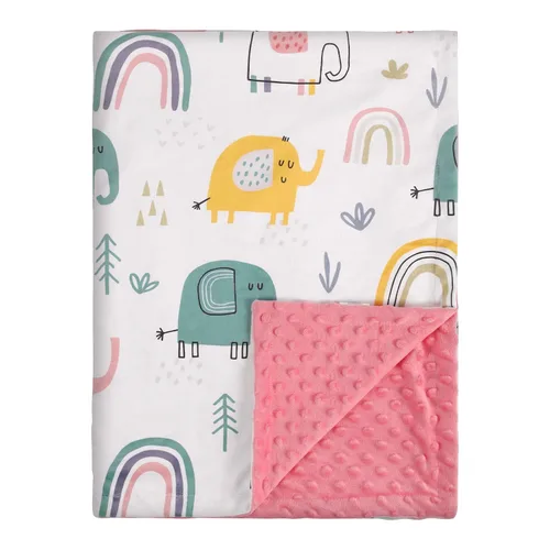 Miniatura 16 de Soarwg Kids Manta de Bebé Unisex para Recién Nacido, Mantas de Arcoíris Súper Suaves y Cómodas, para Cama de Guardería de Bebé y Niño Pequeño, Manta
