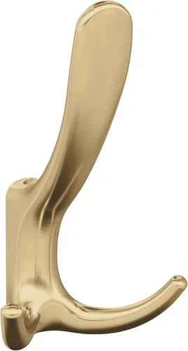 Amerock HBX37013CZ - Gancho decorativo de pared de triple punta, color bronce champán para abrigos, sombreros, mochilas, bolsos, ganchos para baño,