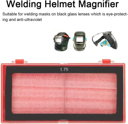Miniatura 4 de Lente de soldadura de aumento, lente de lupa de casco de soldadura de protección ocular 0.75/1.25/1.75/2.25 dioptría casco de soldadura lupa/lente