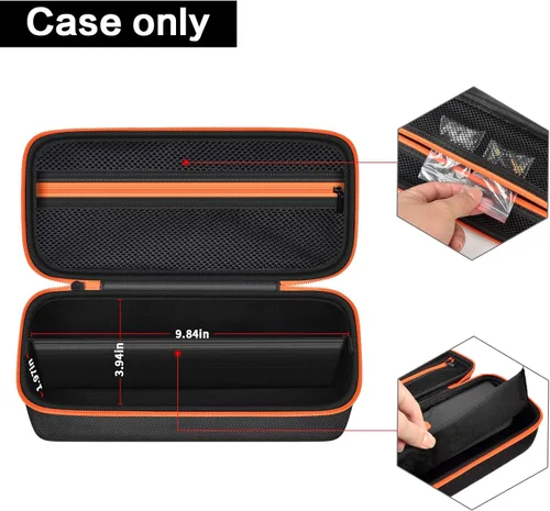 Miniatura 5 de Funda compatible con HIPOM/para inflador de neumáticos Hajomel, compresor de aire portátil, bolsa de almacenamiento de bomba de aire