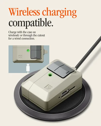 Miniatura 13 de Spigen Funda para AirPods Pro 3, Classic LS compatible con AirPods Pro de 3ª generación (2025) inspirada en el diseño clásico de mouse Macintosh