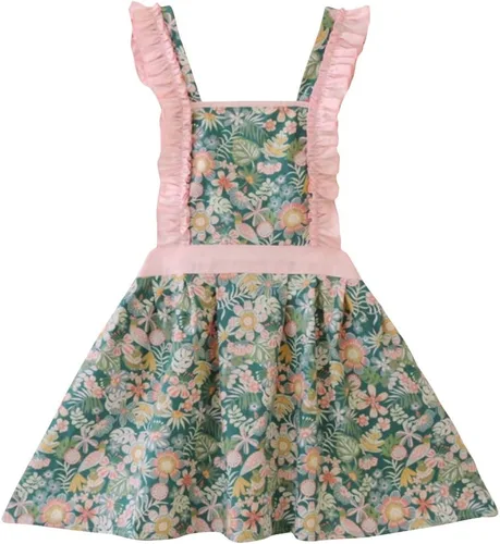 CRB Fashion Delantal infantil para cocinar y hornear | Para niños pequeños, niñas, preciosos delantales de chef de cocina