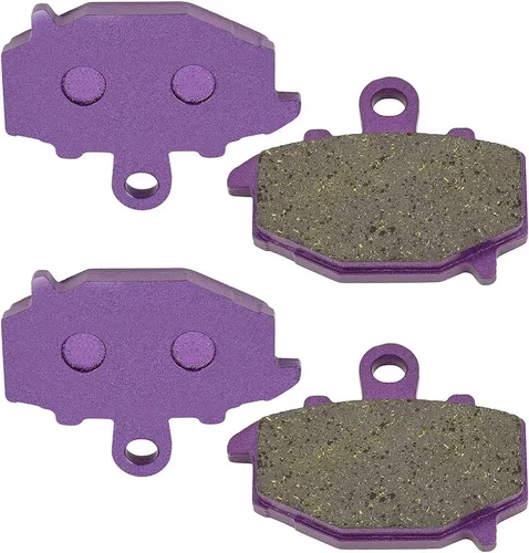 ROADFAR Pastillas de freno traseras para Kawasaki ER-6N/GPz1100, para Kawasaki Ninja 1000/650/650R/ZX10R/ZX6R/ZX9R, para Kawasaki Versys 650, para