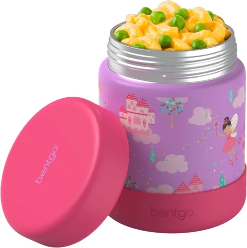 Miniatura 14 de Bentgo Kids Tarro de Comida de Acero Inoxidable - Contenedor de Alimentos Calientes o Fríos de 11oz a Prueba de Fugas con Doble Aislamiento
