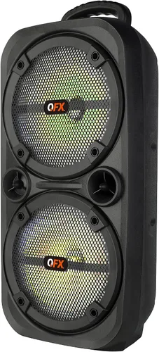 Miniatura 11 de QFX PBX-8008SM TWS - Altavoces portátiles recargables con Bluetooth de 8 pulgadas con adaptador de CA y micrófono, color negro