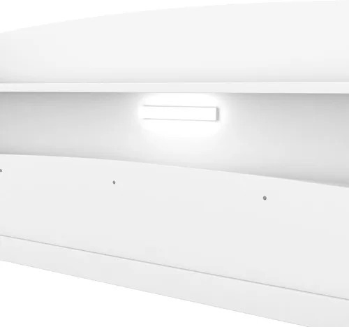 Miniatura 5 de Harper & Bright Designs Base de cama matrimonial con cabecera de almacenamiento y luz LED integrada, cama de plataforma de tamaño matrimonial