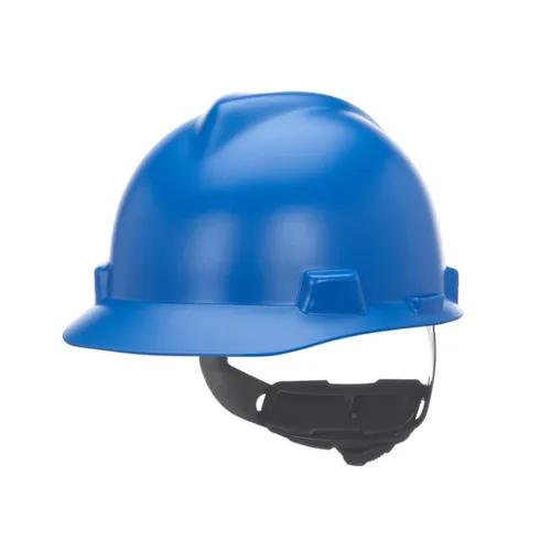 Miniatura 13 de MSA 10203088 V-Gard - Casco de seguridad estilo gorra, con suspensión de trinquete Fas-Trac III, carcasa de polietileno, protección contra impactos