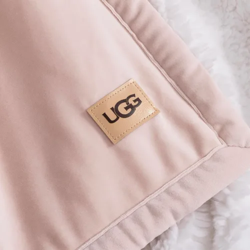 Miniatura 7 de UGG Bliss - Manta de felpa suave de vellón para cama o sofá, de gran tamaño, cálida, reversible, lavable a máquina, peso medio, decoración del Rosa