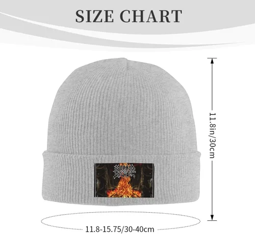 Miniatura 2 de Beanies for Mens Womens - Basic Unisex Cuffed Skull Caps Knitted Winter Hat Classic Sleep Hats for Hiking Gardening