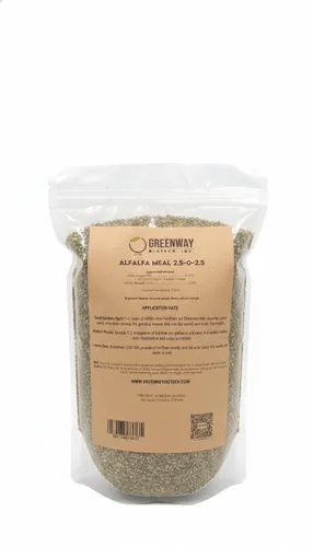 Miniatura 5 de Greenway Biotech, Inc. Fertilizante orgánico de harina de alfalfa 2.5-0-2.5 Alimento para plantas de rosas y vegetales con estimulante