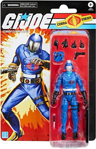 Miniatura 2 de G.I. Joe Classified Series Retro Cardback Cobra Commander, figura de acción coleccionable de 6 pulgadas con 8 accesorios